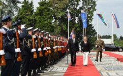 Official welcome ceremony held for Ilham Aliyev in Croatia’s Zagreb (PHOTO)