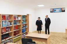 President Aliyev views newly reconstructed school in Mashtagha settlement (PHOTO)