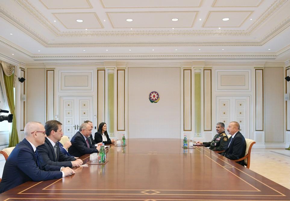 President Aliyev receives Israeli defense minister