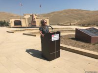 Monument honoring Turkish martyr soldier opens in Shamakhi after overhaul (PHOTO)