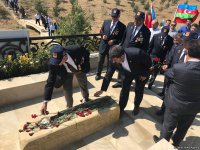 Monument honoring Turkish martyr soldier opens in Shamakhi after overhaul (PHOTO)