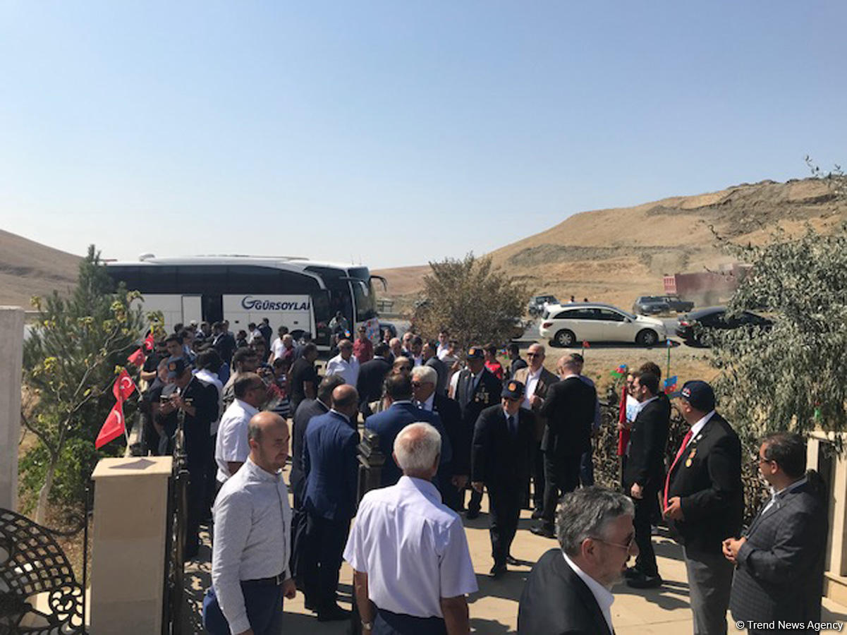 Monument honoring Turkish martyr soldier opens in Shamakhi after overhaul (PHOTO)