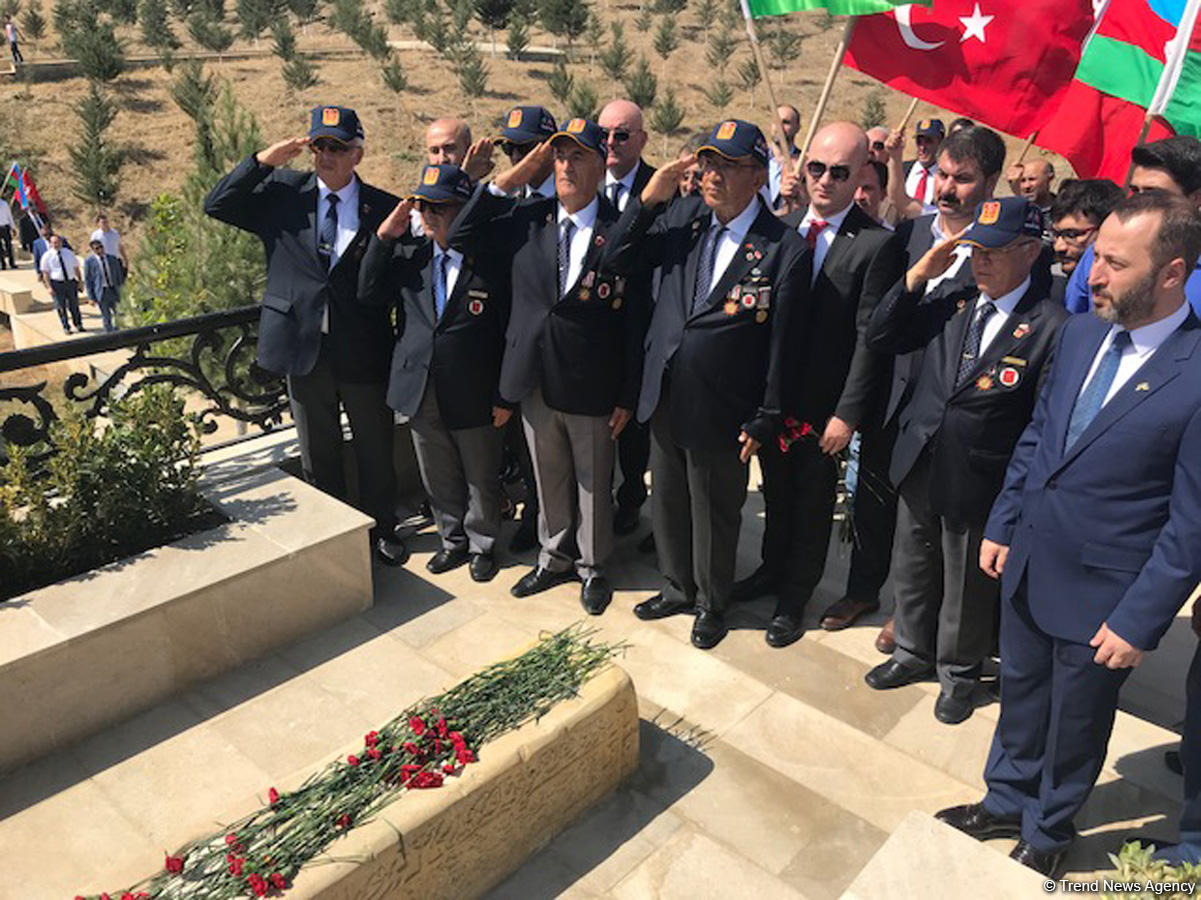 Monument honoring Turkish martyr soldier opens in Shamakhi after overhaul (PHOTO)