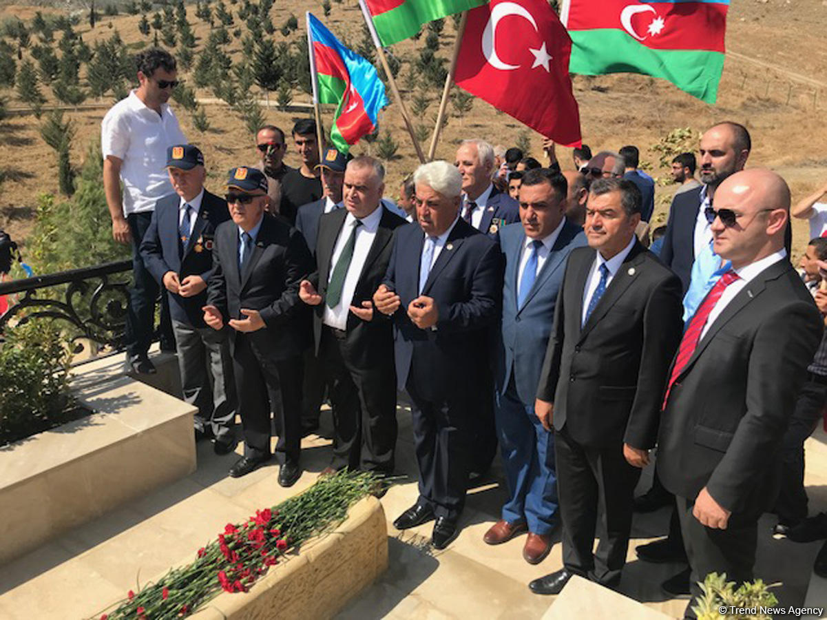 Monument honoring Turkish martyr soldier opens in Shamakhi after overhaul (PHOTO)