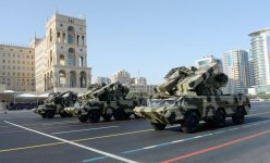 Azerbaijani, Turkish presidents, First Lady Mehriban Aliyeva attend parade, dedicated to 100th anniversary of Baku’s liberation (PHOTO)