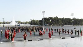 Azerbaijani, Turkish presidents, First Lady Mehriban Aliyeva attend parade, dedicated to 100th anniversary of Baku’s liberation (PHOTO)