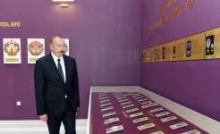 Azerbaijani president inaugurates Flag Museum in Bilasuvar (PHOTO)