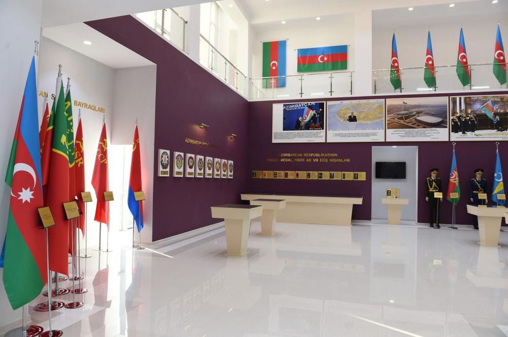Azerbaijani president inaugurates Flag Museum in Bilasuvar (PHOTO)