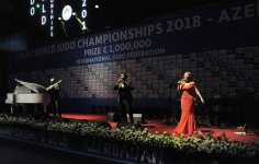 President Ilham Aliyev, First Lady Mehriban Aliyeva attend opening ceremony of World Judo Championships in Baku (PHOTO)