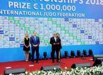President Ilham Aliyev, First Lady Mehriban Aliyeva attend opening ceremony of World Judo Championships in Baku (PHOTO)