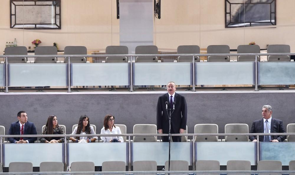President Ilham Aliyev, First Lady Mehriban Aliyeva attend opening ceremony of World Judo Championships in Baku (PHOTO)