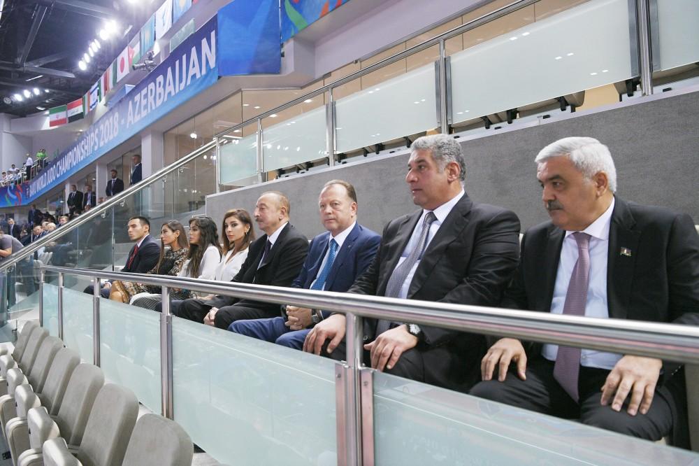 President Ilham Aliyev, First Lady Mehriban Aliyeva attend opening ceremony of World Judo Championships in Baku (PHOTO)