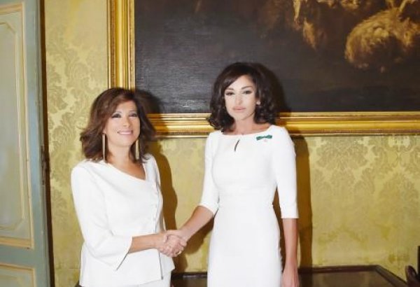 Azerbaijan's First VP Mehriban Aliyeva meets president of Italian Senate (PHOTO)
