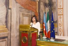 First VP Mehriban Aliyeva attends conference on centennial of ADR and relations of strategic partnership between Azerbaijan, Italy (PHOTO)