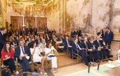 First VP Mehriban Aliyeva attends conference on centennial of ADR and relations of strategic partnership between Azerbaijan, Italy (PHOTO)