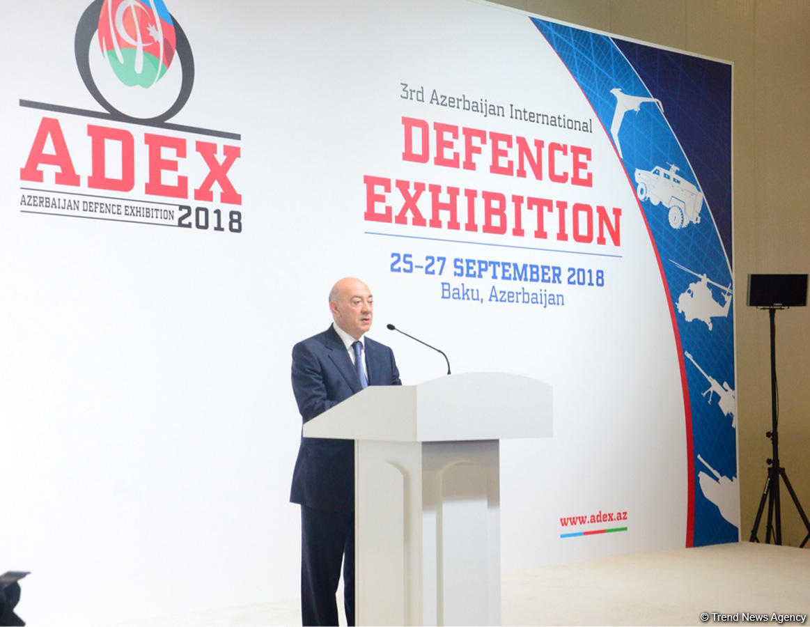 Azerbaijan defense exhibition ADEX 2018 opens in Baku (PHOTO)