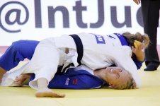 Azerbaijan's president, first VP, Russian, Mongolian presidents watch competitions at World Judo Championships (PHOTO)