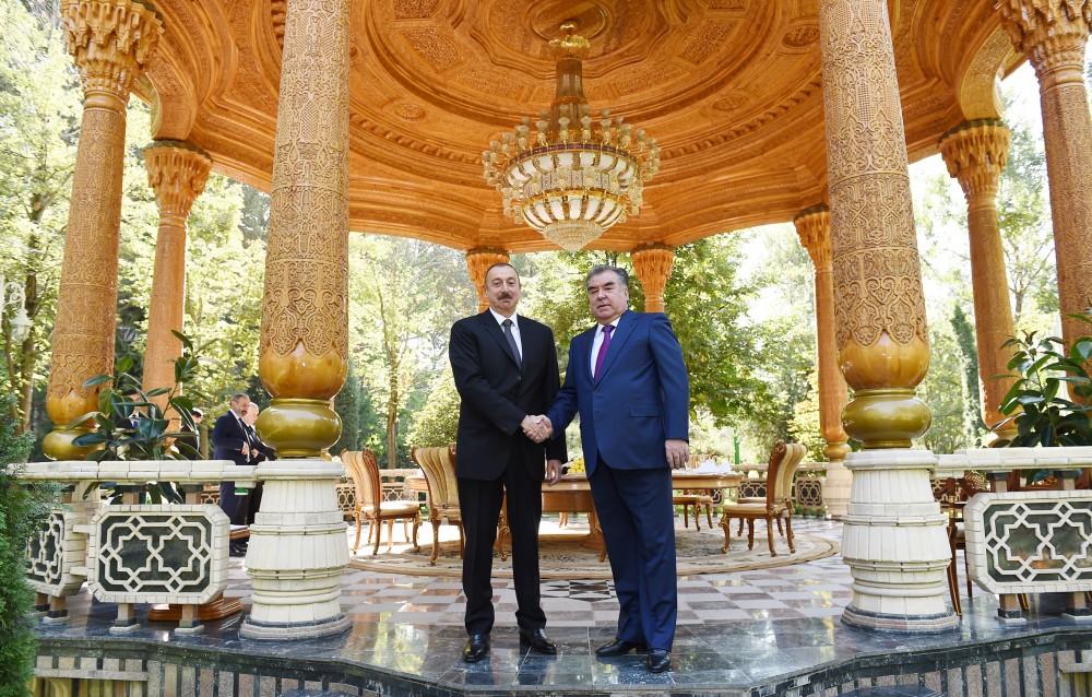 President Aliyev attends CIS Heads of State Council session in Dushanbe (PHOTO)