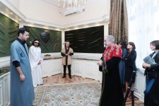 Heydar Aliyev Foundation VP Leyla Aliyeva watches premiere of play “Immolatio” in Magsud Ibrahimbayov Creative Center (PHOTO)