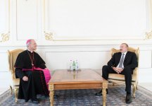 President Aliyev: Azerbaijan-Vatican relations demonstrate how representatives of different cultures, religions can successfully cooperate (PHOTO)