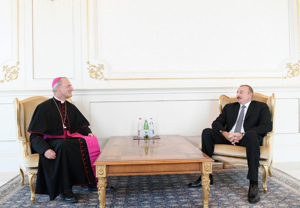 President Aliyev: Azerbaijan-Vatican relations demonstrate how representatives of different cultures, religions can successfully cooperate (PHOTO)