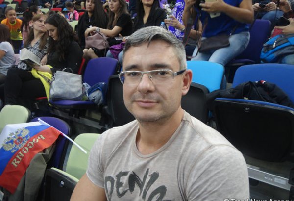 National Gymnastics Arena in Baku very beautiful - spectator from Russia