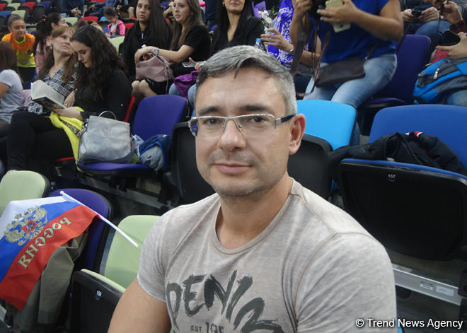 National Gymnastics Arena in Baku very beautiful - spectator from Russia