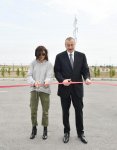 Azerbaijani president, first lady inaugurate wind power park in Khizi district (PHOTO)