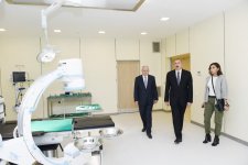 Azerbaijani president, first lady inaugurate Guba central hospital (PHOTO)