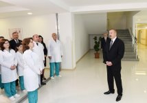 Azerbaijani president, first lady inaugurate Guba central hospital (PHOTO)