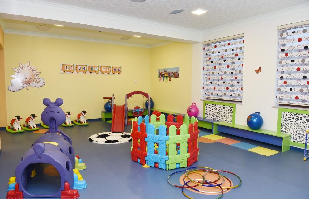 Azerbaijani president, first lady inaugurate orphanage-kindergarten in Guba (PHOTO)