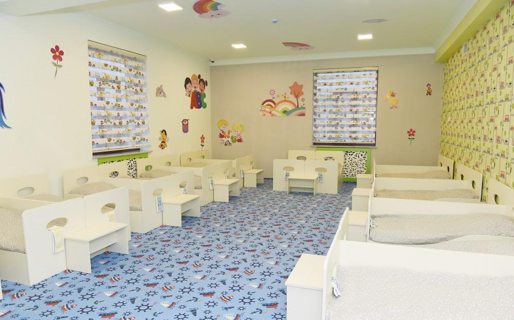 Azerbaijani president, first lady inaugurate orphanage-kindergarten in Guba (PHOTO)