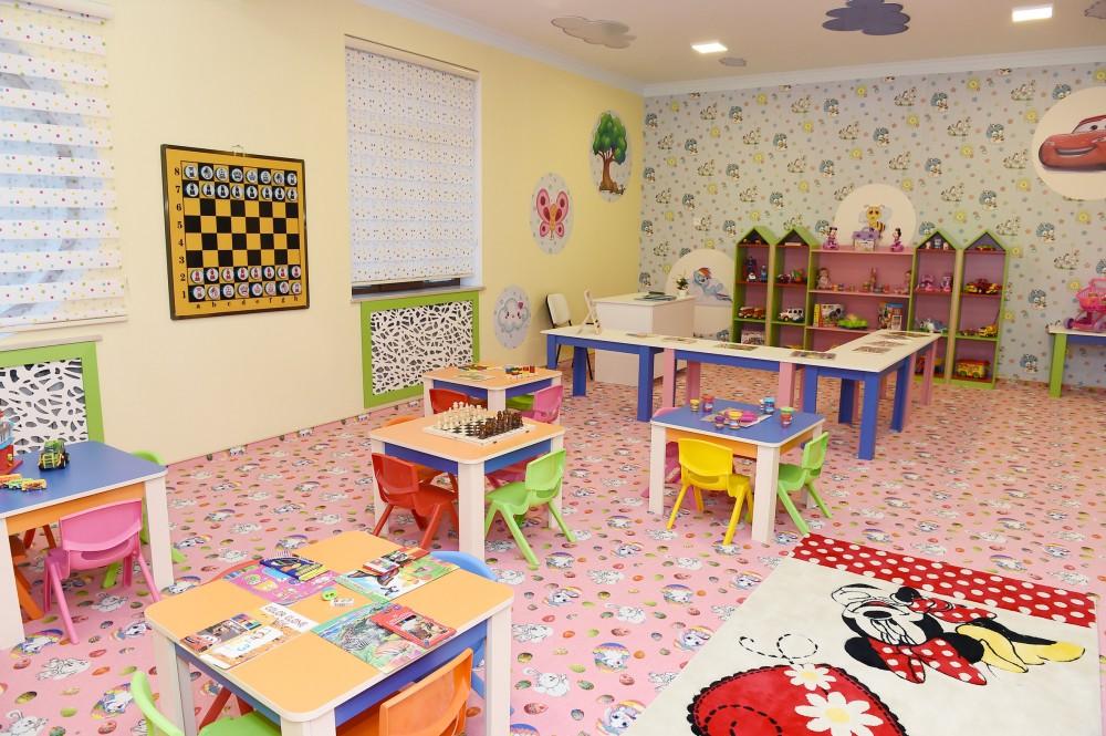 Azerbaijani president, first lady inaugurate orphanage-kindergarten in Guba (PHOTO)