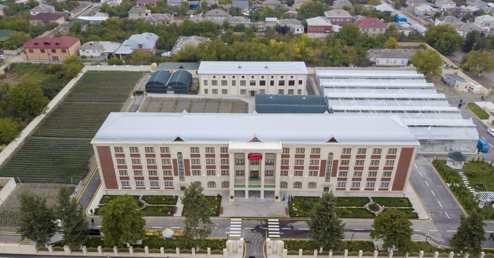 Azerbaijani president, first lady view sapling enterprise of Guba Scientific-Research Institute (PHOTO)