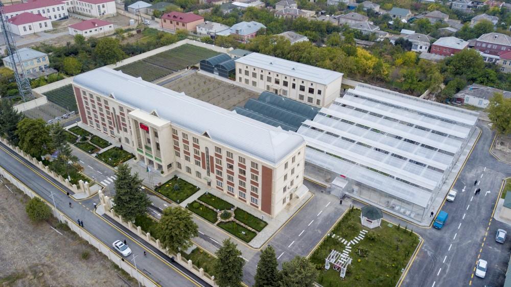 Azerbaijani president, first lady view sapling enterprise of Guba Scientific-Research Institute (PHOTO)