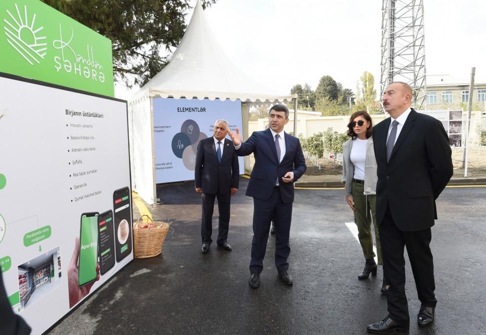 Azerbaijani president, first lady view sapling enterprise of Guba Scientific-Research Institute (PHOTO)