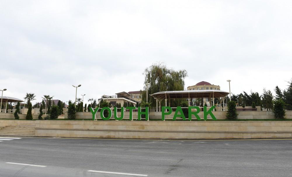 Azerbaijani president, first lady view Youth Park in Guba (PHOTO)