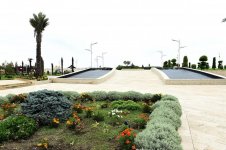 Ilham Aliyev views conditions created in seaside park-boulevard complex in Astara (PHOTO)