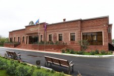 Azerbaijani president, first lady attend opening of Lankaran branch of Azerkhalcha (PHOTO)