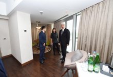 Azerbaijani president, first lady view Lankaran Istisu and Health Center (PHOTO)