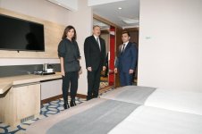 Azerbaijani president, first lady view Lankaran Istisu and Health Center (PHOTO)