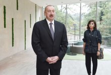 Azerbaijani president, first lady view Lankaran Istisu and Health Center (PHOTO)