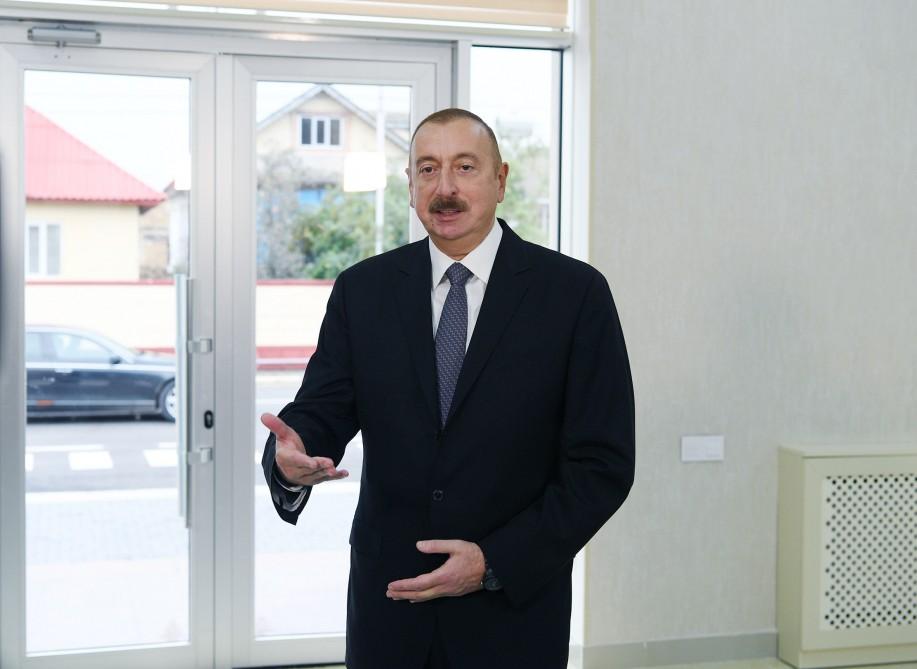 President Ilham Aliyev launches water supply system in Astara (PHOTO)