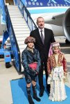 President Ilham Aliyev arrives in Turkey for working visit (PHOTO)