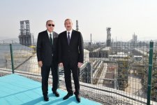 Presidents of Azerbaijan, Turkey attend opening ceremony of Star Oil Refinery (PHOTO)