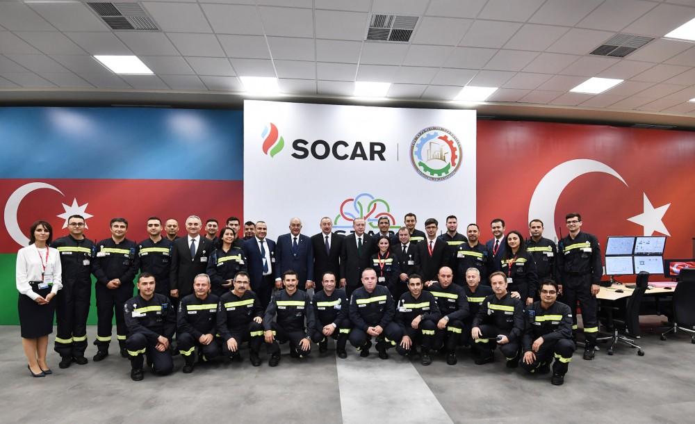 Presidents of Azerbaijan, Turkey attend opening ceremony of Star Oil Refinery (PHOTO)