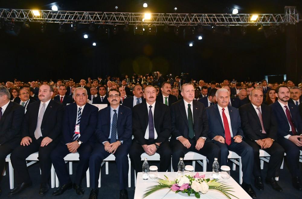 Presidents of Azerbaijan, Turkey attend opening ceremony of Star Oil Refinery (PHOTO)