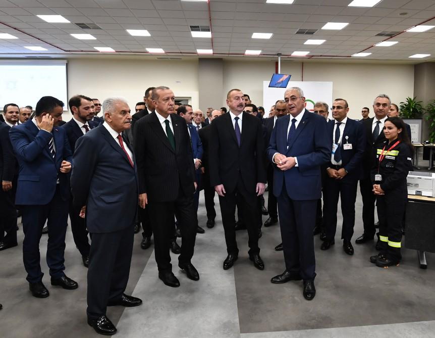 Presidents of Azerbaijan, Turkey attend opening ceremony of Star Oil Refinery (PHOTO)