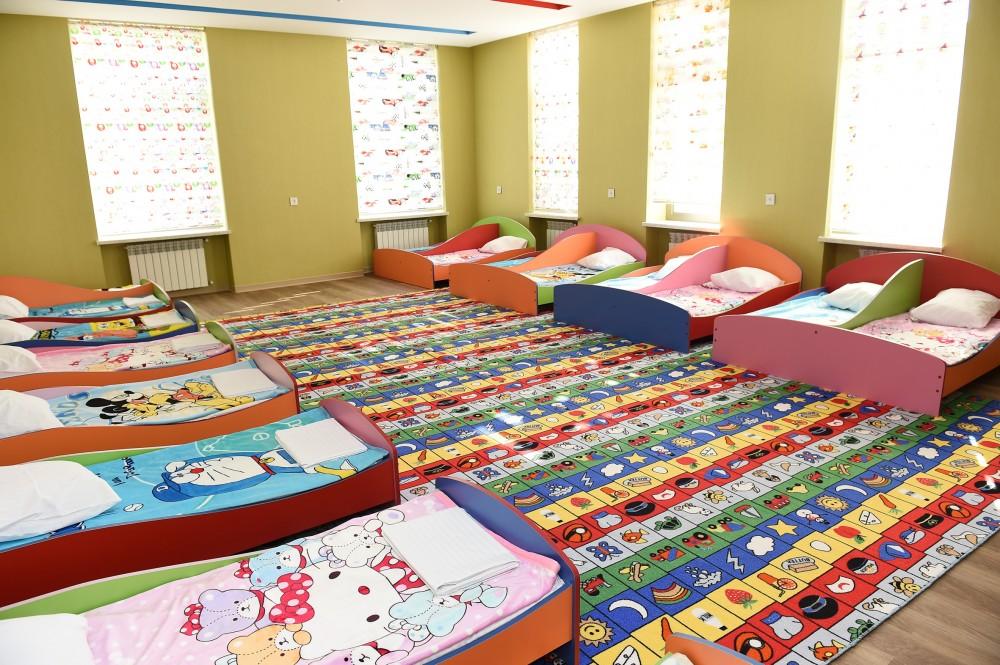 President Aliyev opens orphanage-kindergarten in Imishli district (PHOTO)