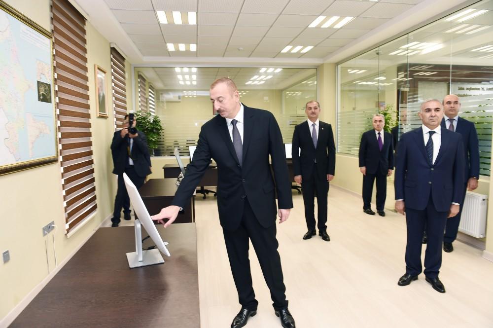 President Aliyev launches Imishi Automated Control and Monitoring Center of Azerishig (PHOTO)